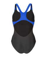 Arena Dames Badpak Light Swim Pro Back L Zwart Neonblauw