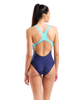 Arena Dames Badpak Light Swim Pro Back L Navy Water