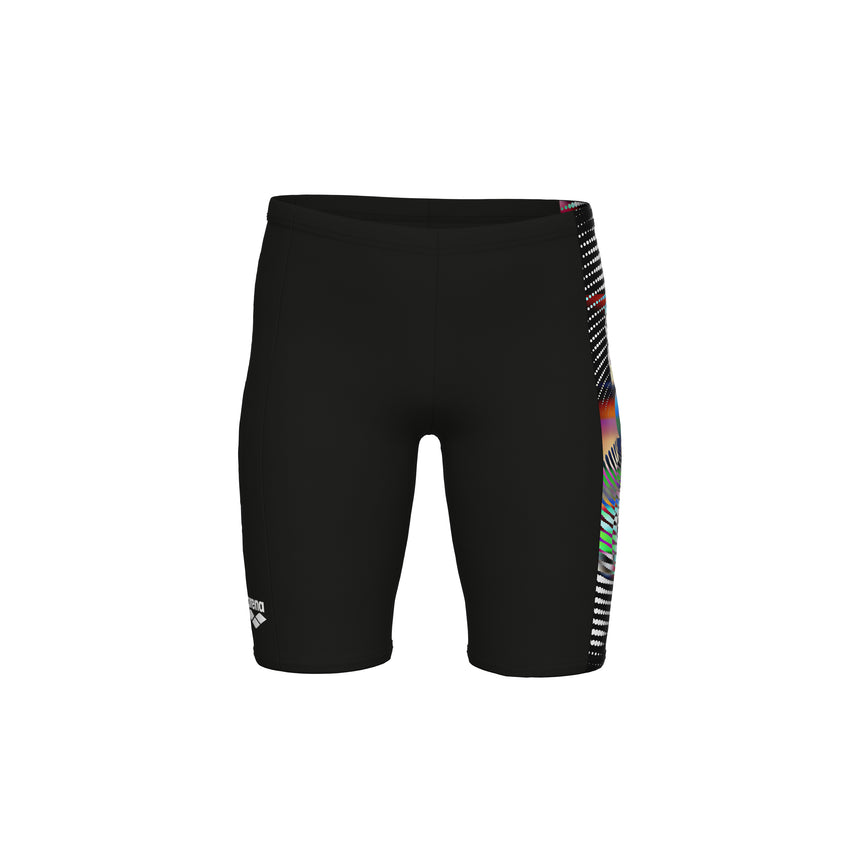 Arena Jungen Schwimmjammer Lit Logo Schwarz Multicolor