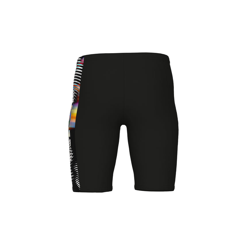 Arena Jungen Schwimmjammer Lit Logo Schwarz Multicolor
