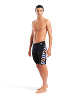 Arena Heren Zwemjammer Texture Zwart Multicolor
