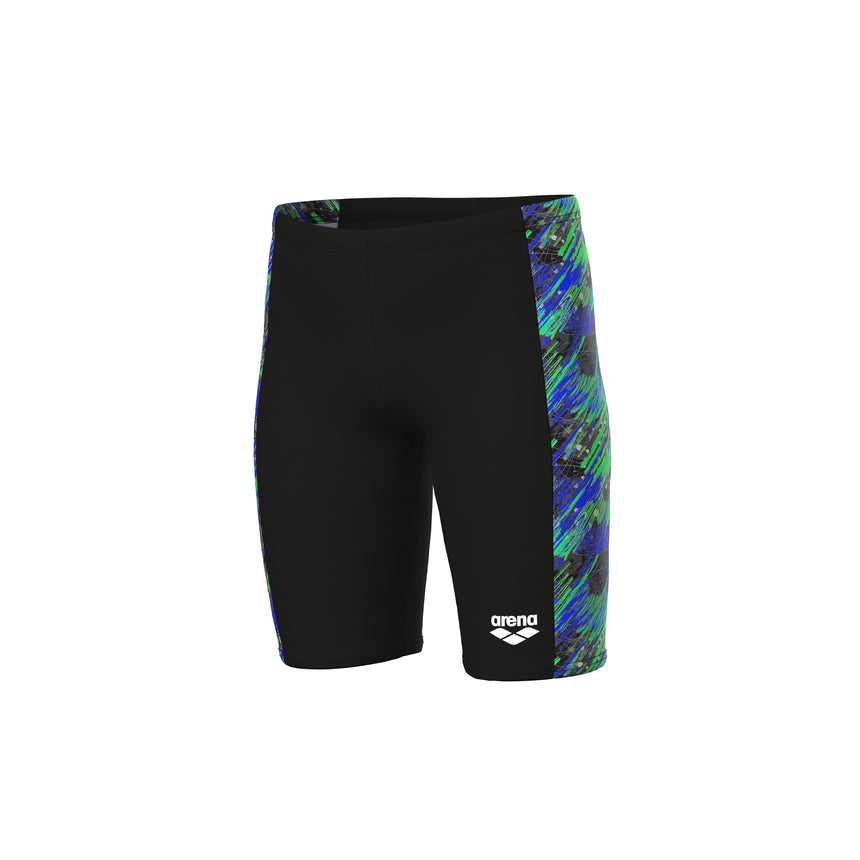 Arena Jungen Schwimmjammer Draft Schwarz Blau Multicolor