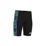 Arena Jongens Zwemjammer Draft Zwart Blauw Multicolor