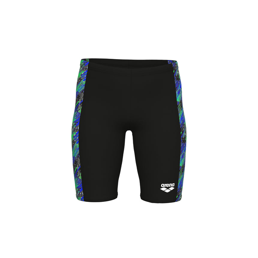 Arena Jungen Schwimmjammer Draft Schwarz Blau Multicolor