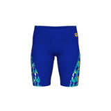 Arena Jungen Schwimmjammer Print Neonblau Gelb Multicolor