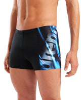 Arena Herren Badeshort Placement Schwarz Multicolor