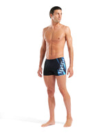 Arena Herren Badeshort Placement Schwarz Multicolor