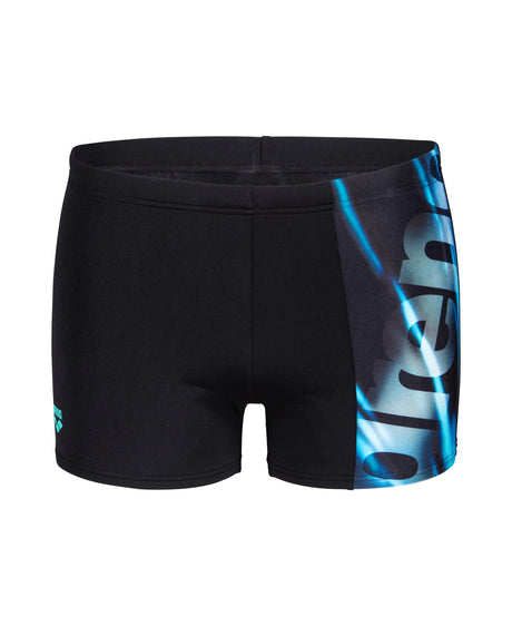Arena Herren Badeshort Placement Schwarz Multicolor