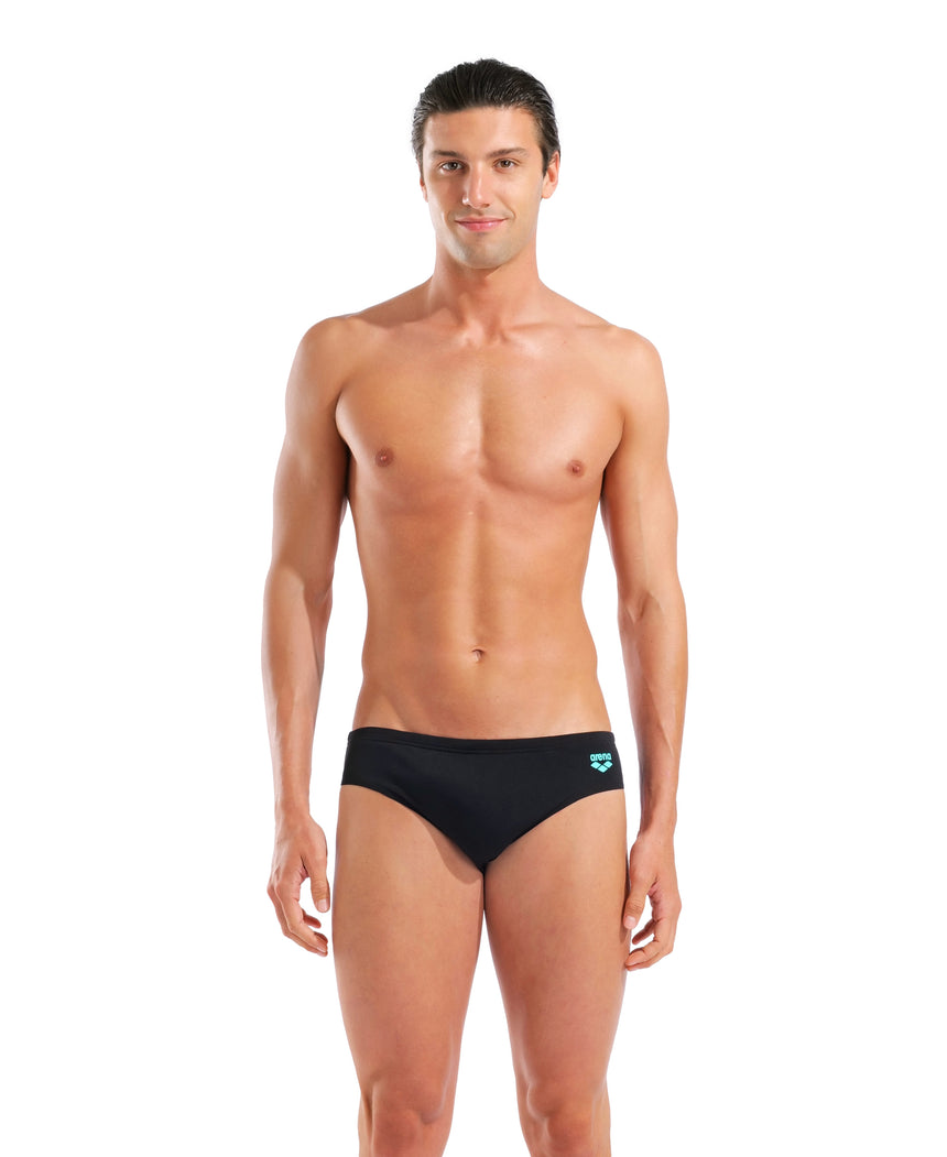 Arena Heren Zwemslip Placement Zwart Multicolor