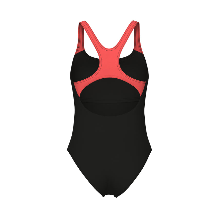 Arena Damen Badeanzug Control Pro Back B Schwarz/Calypso/Koralle