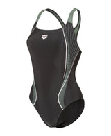 Arena Dames Corrigerend Badpak Control Pro Back B Zwart Sage