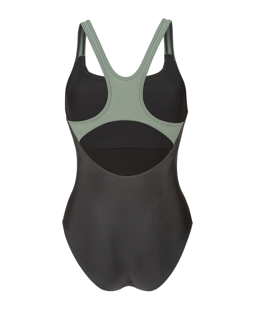 Arena Dames Corrigerend Badpak Control Pro Back B Zwart Sage