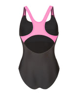 Arena Dames Corrigerend Badpak Control Pro Back B Zwart Shocking Pink