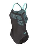Arena Dames Badpak Kikko Swim Pro Back Zwart Water