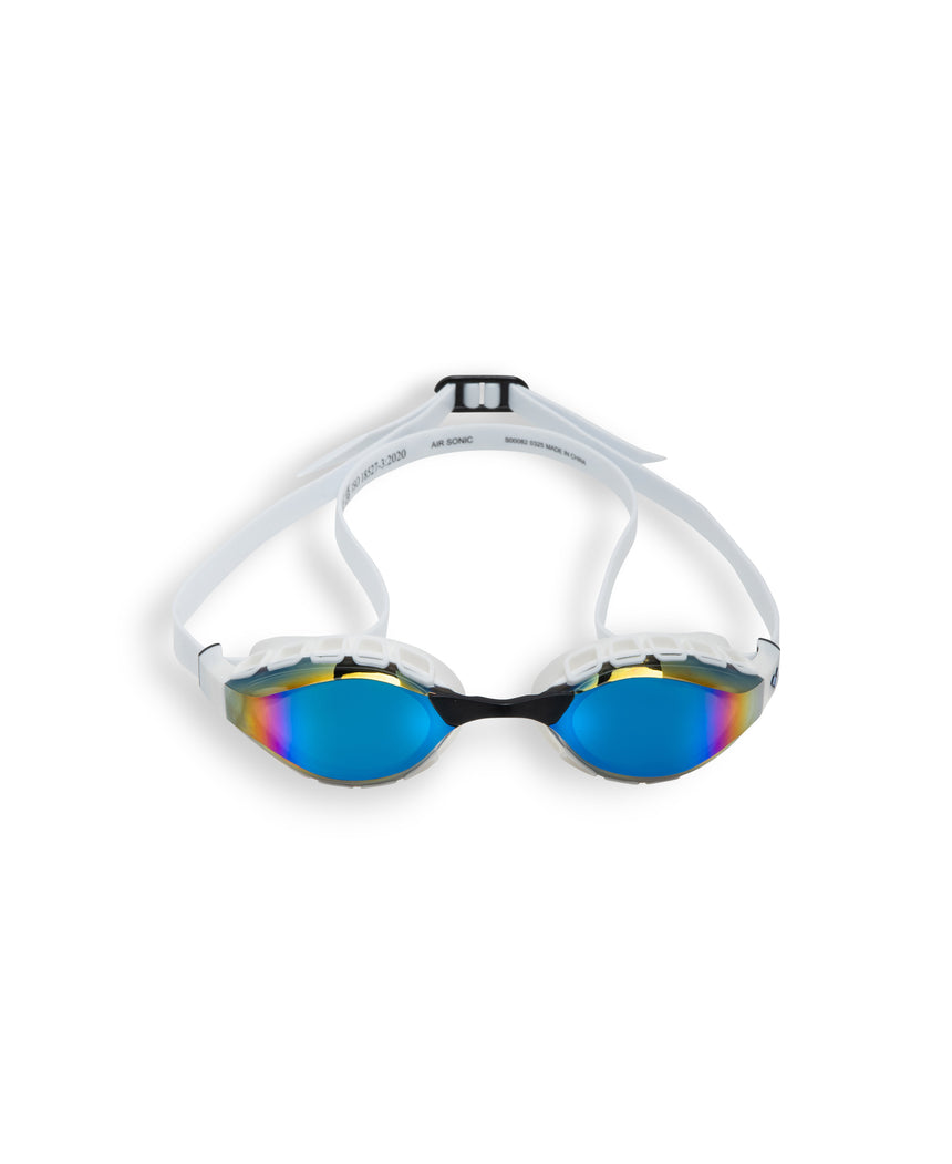 Arena Wedstrijdzwembril Air Sonic Mirror Blauw Wit