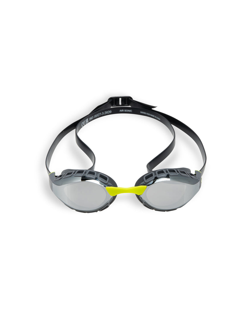 Arena Wedstrijdzwembril Air Sonic Mirror Zilver Antraciet