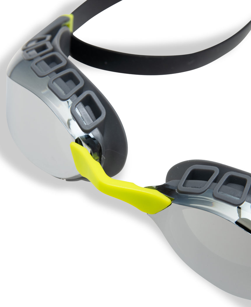 Arena Wedstrijdzwembril Air Sonic Mirror Zilver Antraciet
