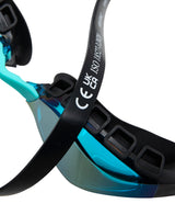 Arena Wedstrijdzwembril Air Sonic Mirror Aqua Zwart