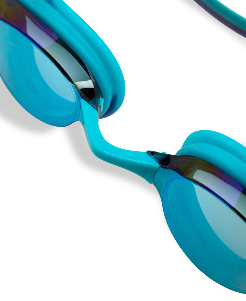 Arena Kinderzwembril Python Junior Mirror Emerald Peacock Plum