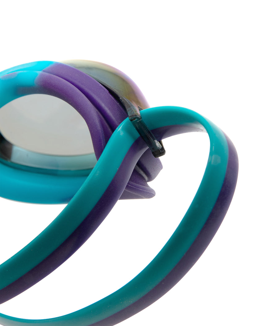 Arena Kinderzwembril Python Junior Mirror Emerald Peacock Plum
