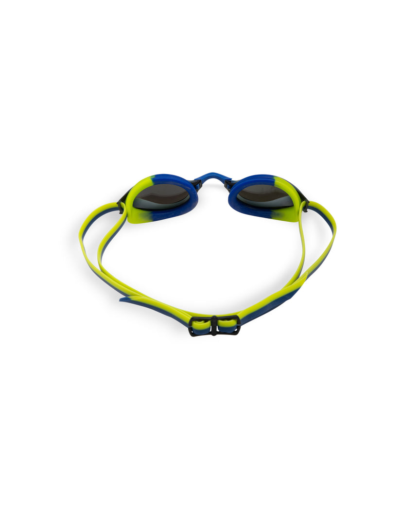 Arena Kinderzwembril Python Junior Mirror Blauw Lime