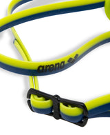 Arena Kinderzwembril Python Junior Mirror Blauw Lime