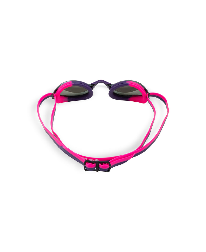 Arena Kinderzwembril Python Junior Mirror Zilver Shocking Pink Plum
