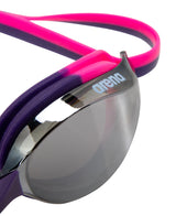 Arena Kinderzwembril Python Junior Mirror Zilver Shocking Pink Plum