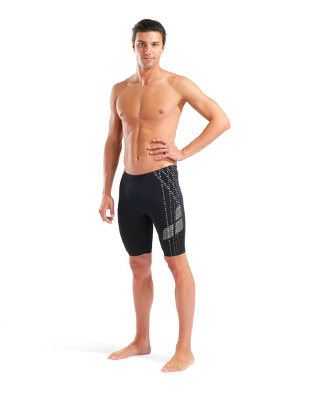 Arena Herren Schwimmjammer Asymmetrical Design Schwarz Weiß
