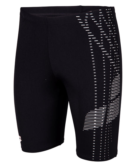 Arena Herren Schwimmjammer Asymmetrical Design Schwarz Weiß