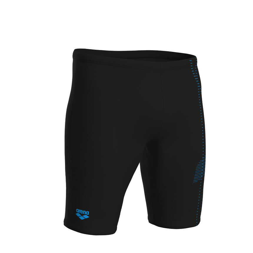 Arena Herren Schwimmjammer Asymmetrisches Design Schwarz/Türkis