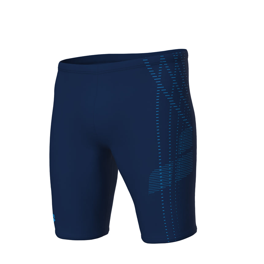 Arena Heren Zwemjammer Asymmetrical Design Navy Turquoise
