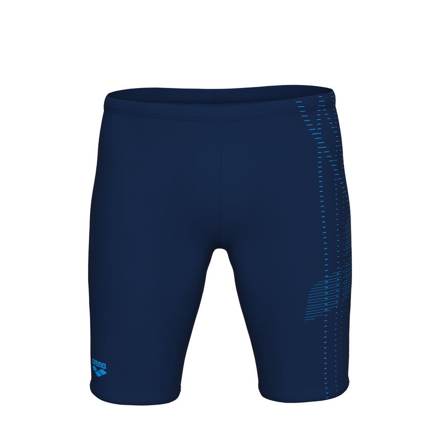 Arena Heren Zwemjammer Asymmetrical Design Navy Turquoise