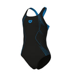Arena Meisjes Badpak Graphic Swim Pro Back Zwart Turquoise