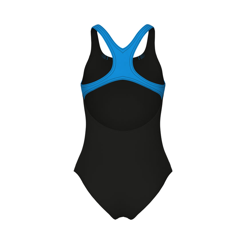 Arena Meisjes Badpak Graphic Swim Pro Back Zwart Turquoise