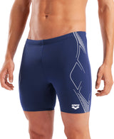 Arena Herren Schwimmjammer Graphic Mid Navy Weiß