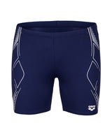 Arena Herren Schwimmjammer Graphic Mid Navy Weiß