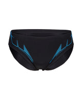 Arena Heren Zwemslip Graphic Zwart Turquoise