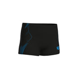 Arena Jongens Zwemshort Graphic Zwart Turquoise