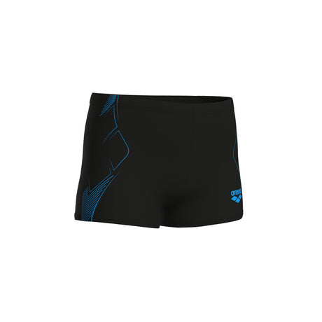 Arena Jungen Badeshort Graphic Schwarz Türkis