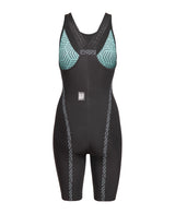 Arena Wettkampfanzug Powerskin Veloce Geschlossener Rücken Schwarz