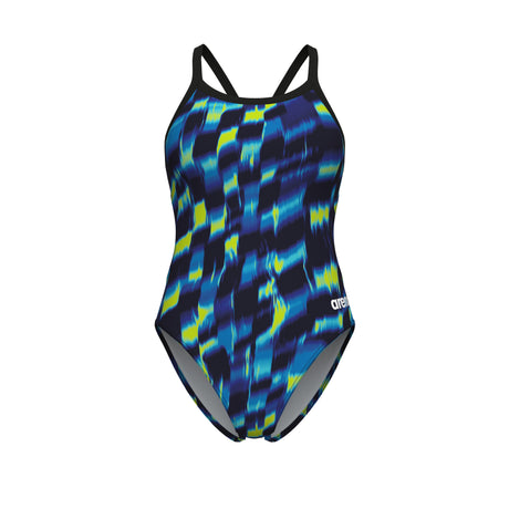 Arena Wave Challenge Back Black Multi back product view