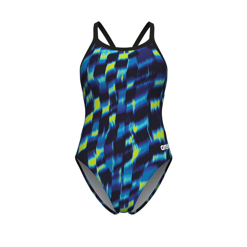 Arena Wave Challenge Back Black Multi back product view
