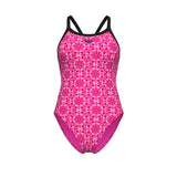 Arena Women's Floral Challenge Back Swimsuit front product view