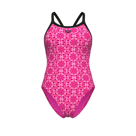 Arena Women's Floral Challenge Back Swimsuit front product view
