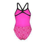 Arena Women's Floral Challenge Back Swimsuit back product view