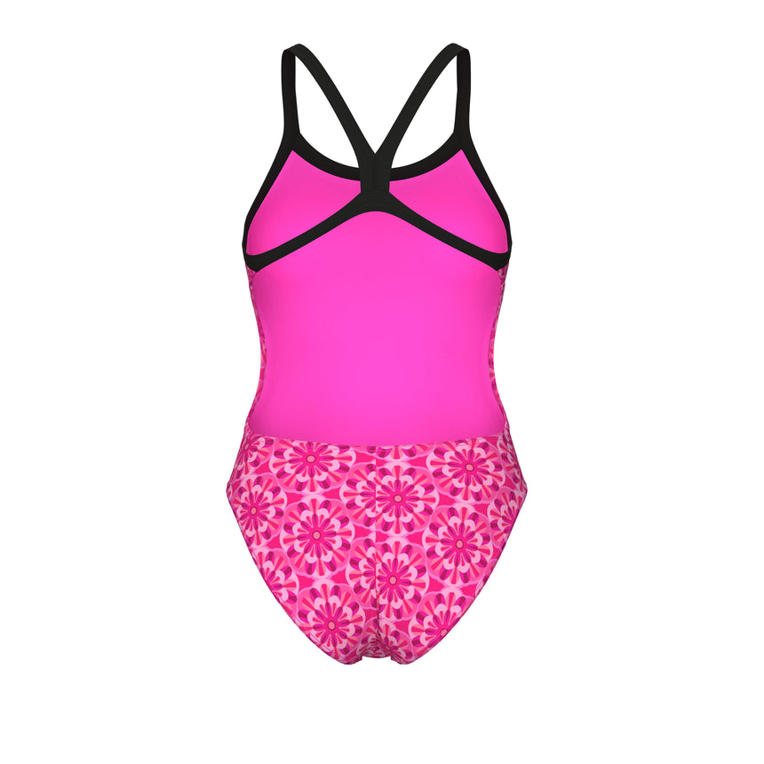 Arena Women's Floral Challenge Back Swimsuit back product view