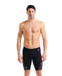 Arena Men's Flamingo Swim Jammer black multicolour front model view
