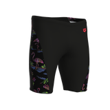 Arena Men's Flamingo Swim Jammer black multicolour angled product view