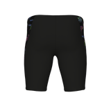Arena Men's Flamingo Swim Jammer black multicolour back product view